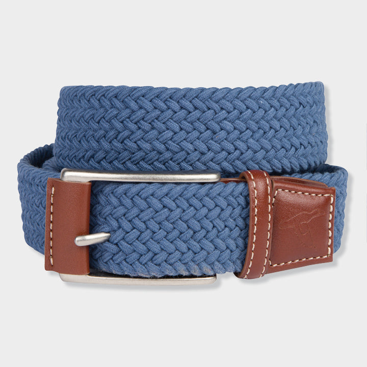 mens braided belt