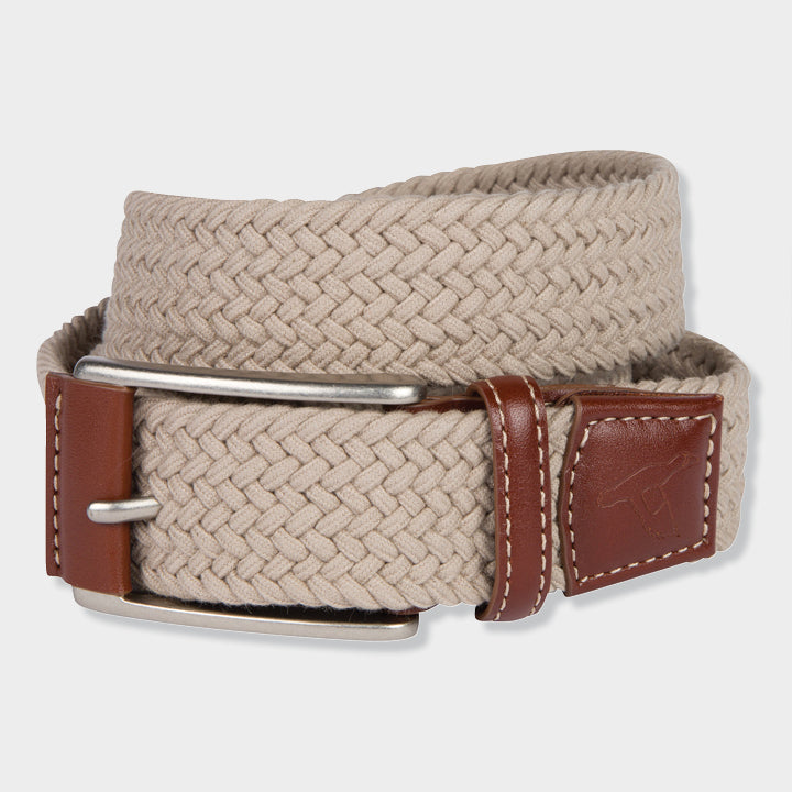 mens braided belt