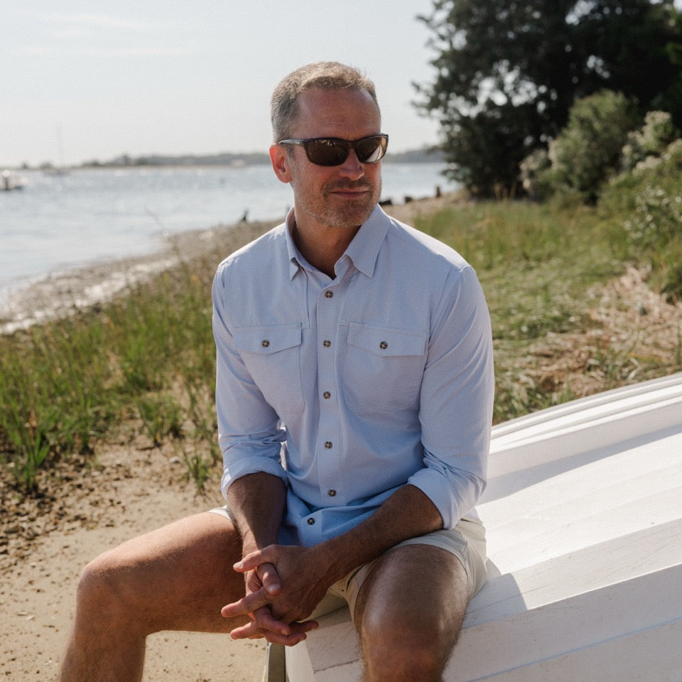 Sky Blue Dean Vented Shirt