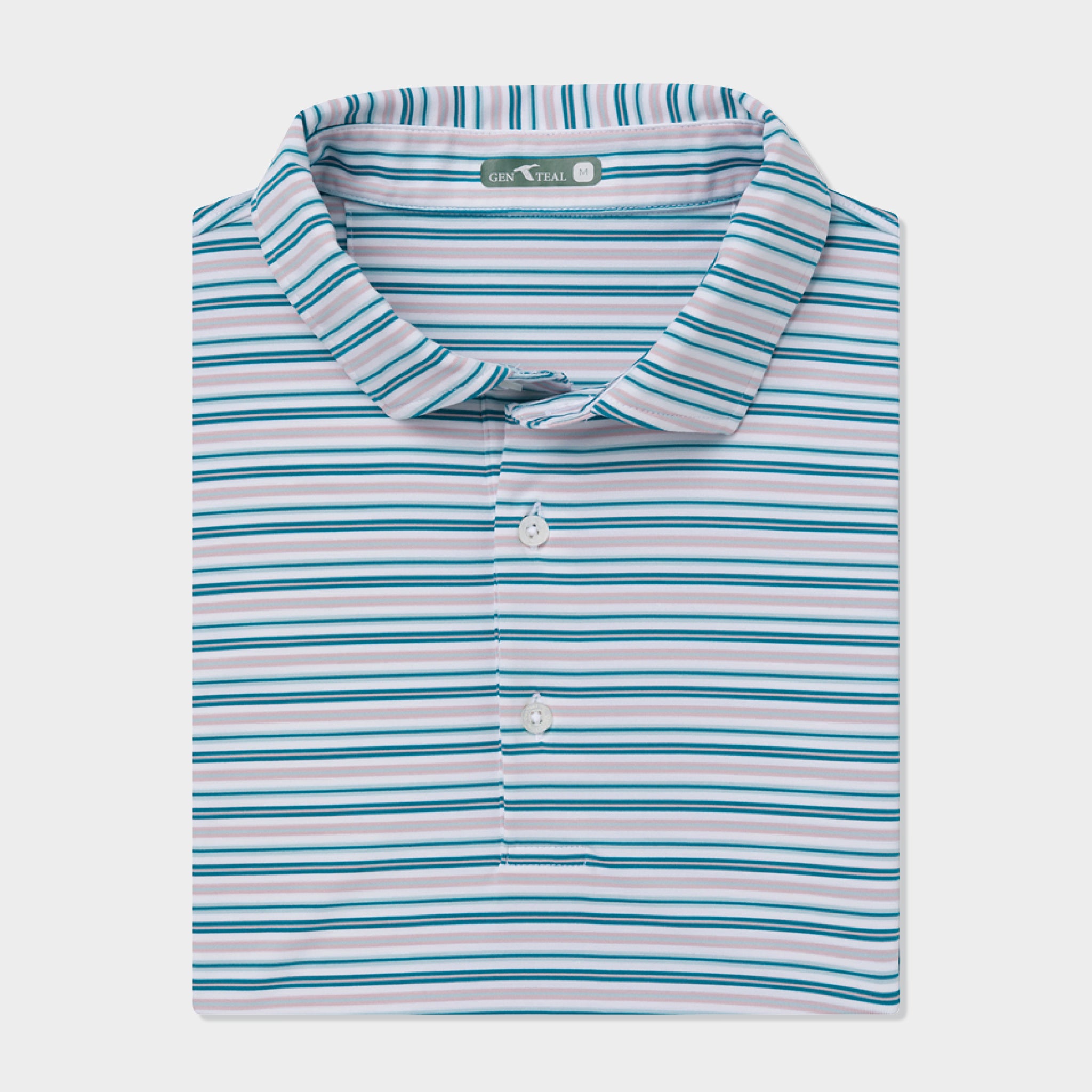 Men's Striped Polo Shirt