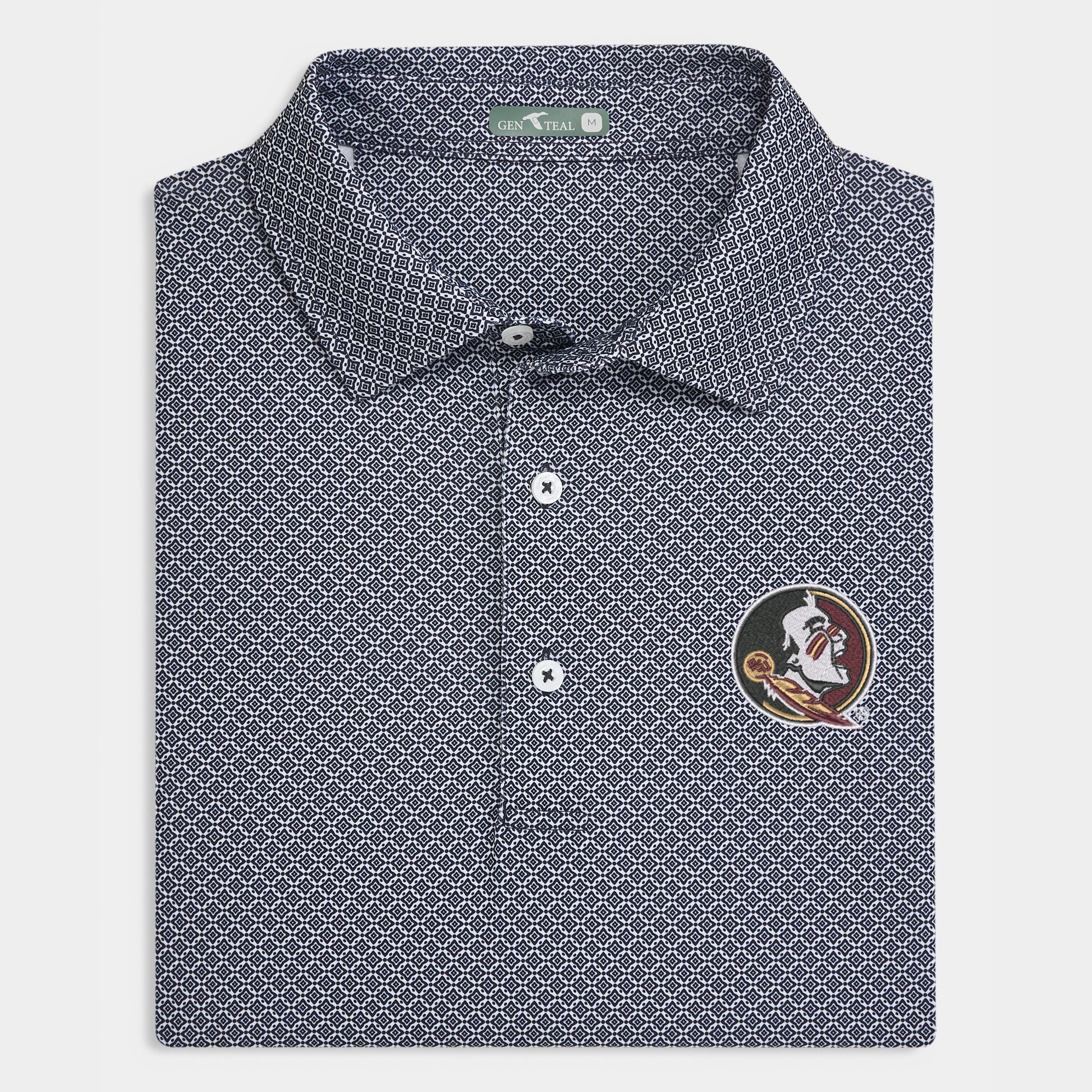 Florida State Diamond Lattice Printed Performance Polo