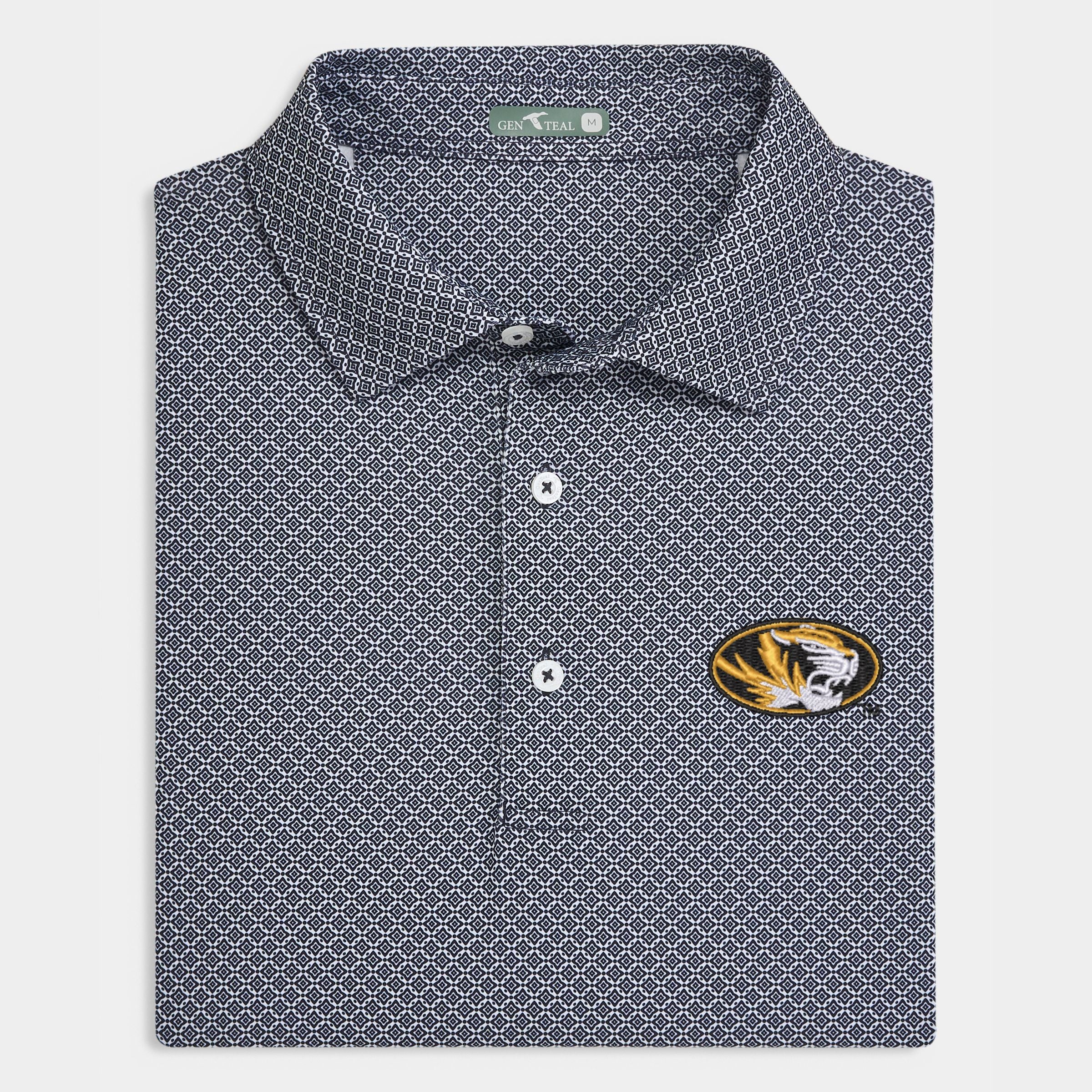 Missouri Diamond Lattice Printed Performance Polo