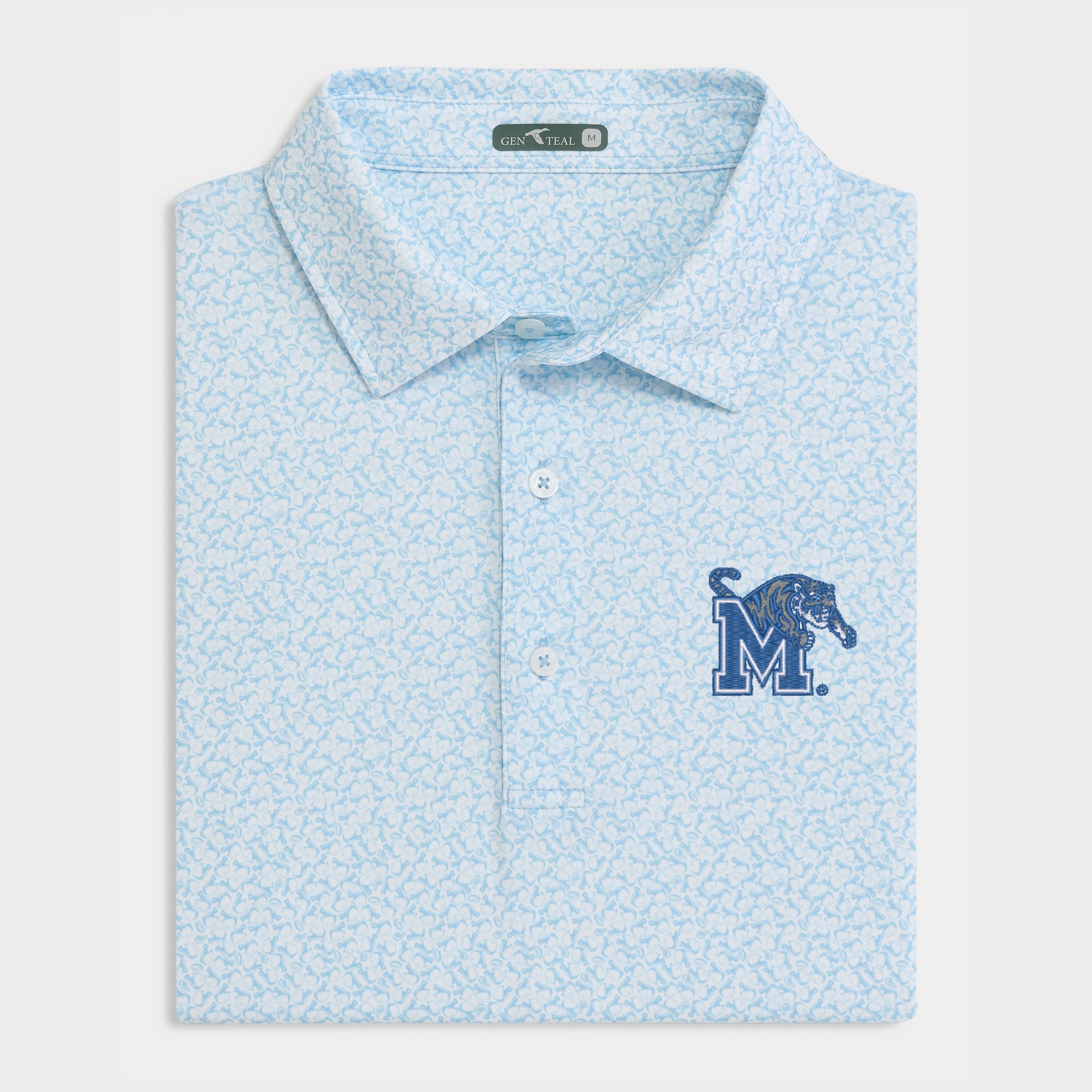 Memphis Helmet Havoc Printed Performance Polo