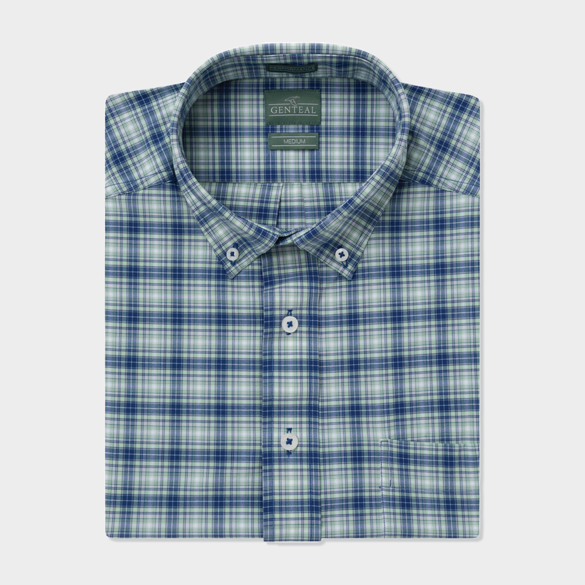 Men's Plaid Button Down Shirt