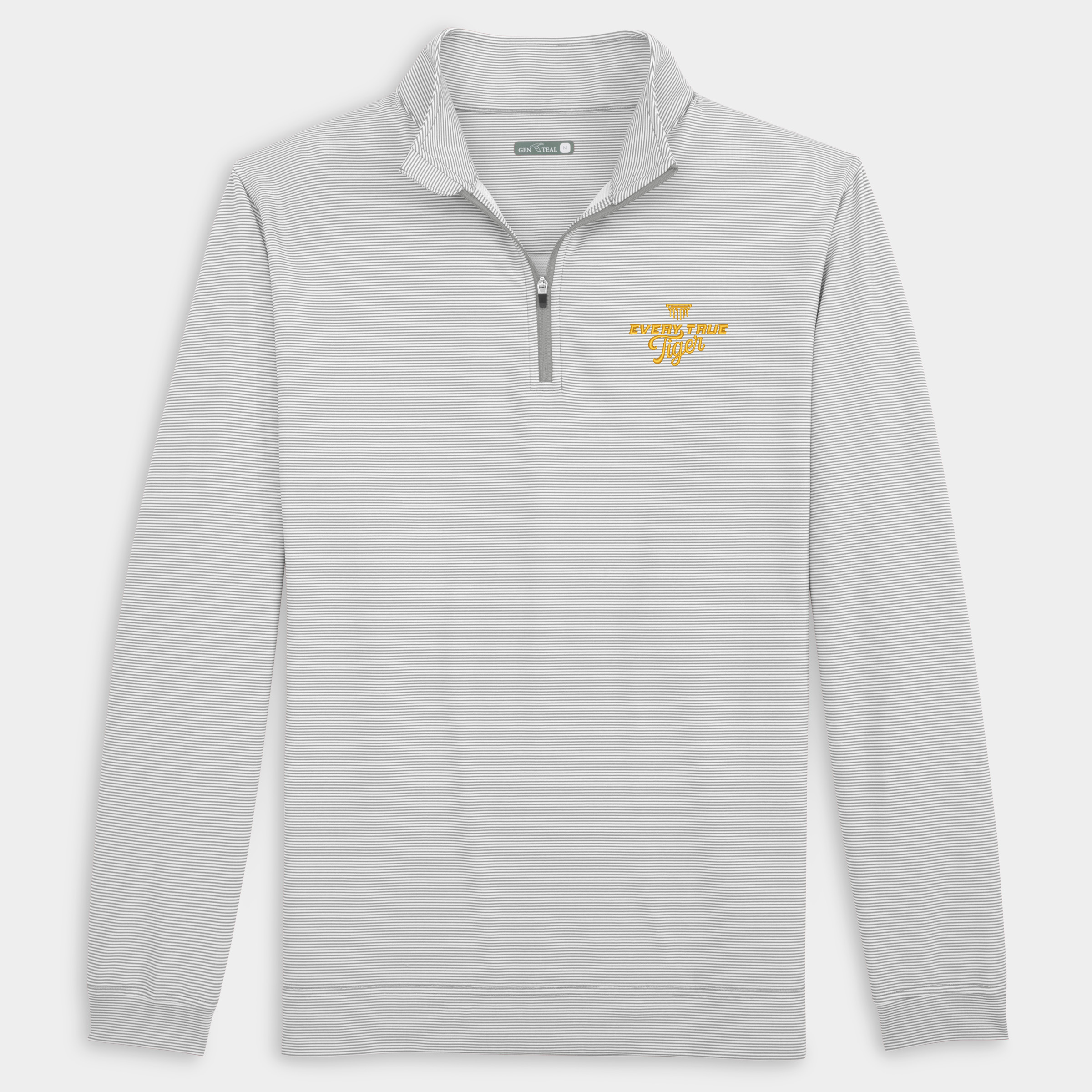 Miz-Lou Pinstripe Venture Performance Quarter-Zip